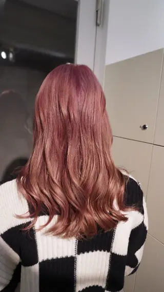 ロング カラー wako わこのヘアスタイル