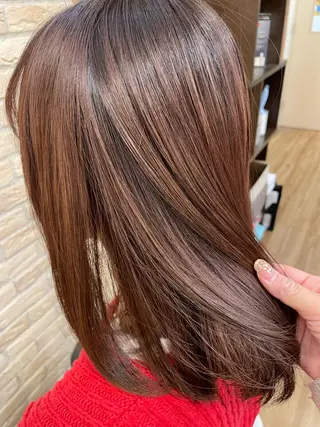 セミロング 林 花鈴🐇🌸のヘアスタイル