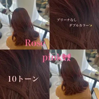 ミディアム カラー aoi/暖色カラー/ プツッとボブ🎀のヘアスタイル