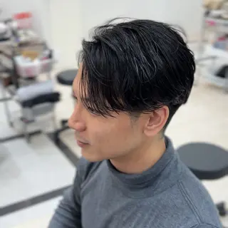 ショート パーマ メンズ SALOWIN名古屋Suite店所属・名古屋のメンズ特化 美容師/わたるのヘアスタイル