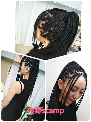 ヘアアレンジ ロング マツエク・マツパ メンズ キッズ scamp ★のヘアスタイル