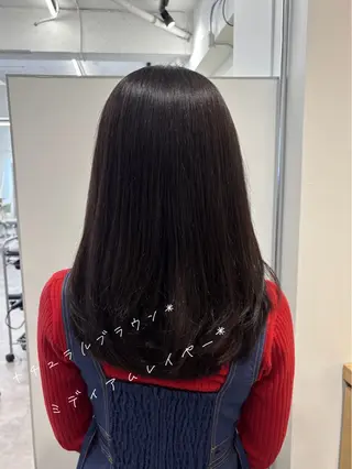 ロング カラー ヘアアレンジ 谷 あやこのヘアスタイル