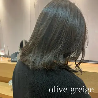 ミディアム カラー 🌱小顔ヘア/ボブ ミディアム/双葉🌱のヘアスタイル