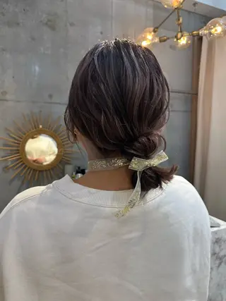 ロング ヘアアレンジ OLSEN D.B.A BALLOON HAIR所属・さとう あやかのヘアスタイル