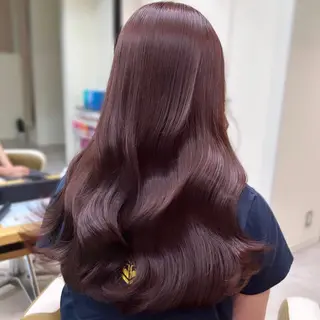 ロング カラー ブリーチなしWカラー 🎀韓国ヘア/amiのヘアスタイル