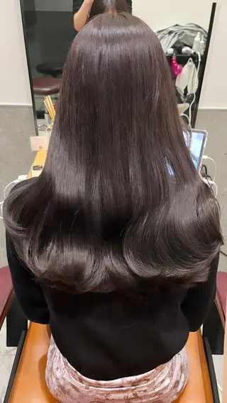 ロング カラー classic 新横浜所属・大人girly🛋️ 🤍yukakoのヘアスタイル