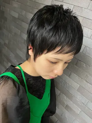ショート Asher所属・浜松街中/駐車場有 マンツーマン小畑翔平のヘアスタイル