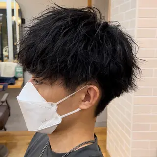 ショート パーマ メンズ 【メンズ特化】 村越　匡徒のヘアスタイル