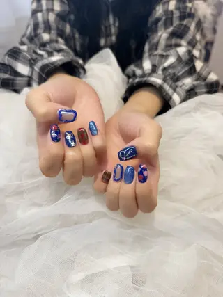 ネイル 新井 ひなののネイルデザイン