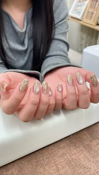 ネイル パラジェル登録店　Nailsalon Amour  上野湯島店所属・🫧 はる🩵のネイルデザイン
