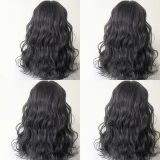 セミロング カラー Hanna by W_SALONのヘアスタイル