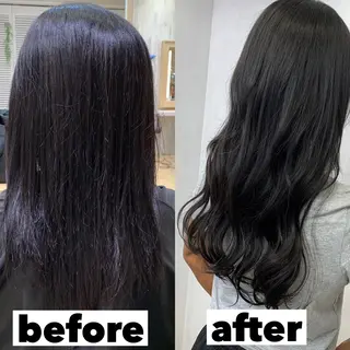 ロング カラー ヘアアレンジ マツエク・マツパ TATSUYA アートディレクターのヘアスタイル