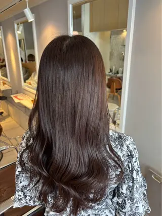 セミロング カラー Mops 富岡店所属・はらだ  みさき /横浜/金沢文庫のヘアスタイル