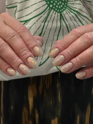 ミディアム 0203ムニムサン 💙Honokaのネイルデザイン