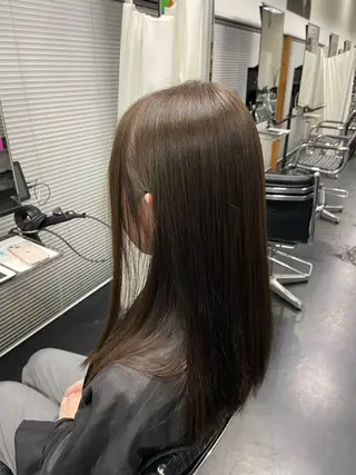 ロング カラー inchelsea ririkaのヘアスタイル