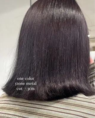 ミディアム カラー リノ stylist🪐のヘアスタイル