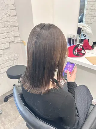 ミディアム ayari🌸 西梅田のヘアスタイル