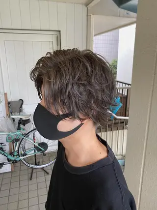 ショート メンズ sio.nail&eyebrow salon shimokitazawa2号店所属・nailist mana𖤐´-のネイルデザイン