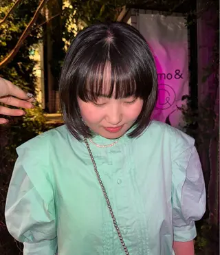 ミディアム 捺葵 @72tomi__のヘアスタイル