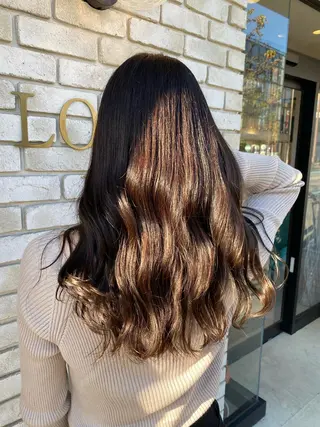 ロング カラー Agu hair trico 久喜3号所属・ハイトーン&透明感 カラー☘️片山優陽のヘアスタイル