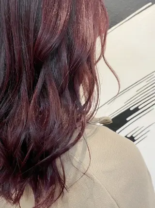 セミロング カラー 埼玉久喜/ハイトーン デザインカラーRYOのヘアスタイル