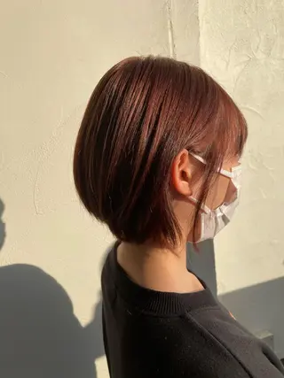 カラー 豊川/Facil/ スズキサクラのヘアスタイル