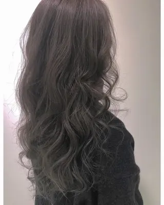 セミロング カラー ヘアアレンジ キッズ EARTH長岡店🩵 石原莉穂のヘアスタイル