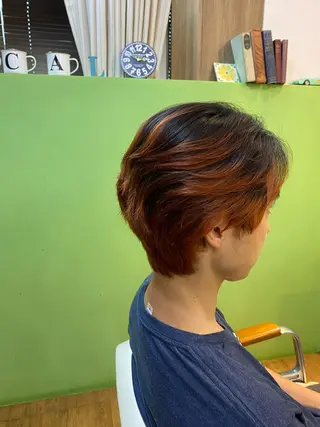 カラー メンズ 【エシカル】 HOSOMIのヘアスタイル