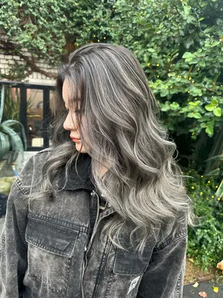 ロング カラー Dimo＆所属・ハイライトカラー /ダイスケのヘアスタイル