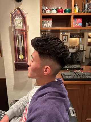 ショート BARBER SHOP DALIE third所属・Hiroto (フェードカット)のヘアスタイル