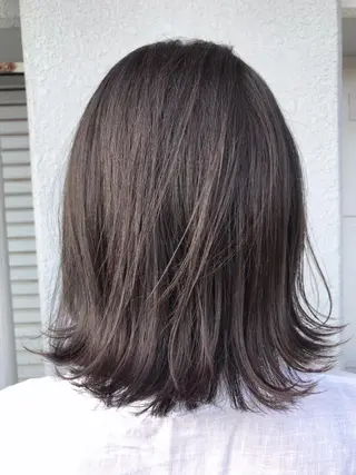 ミディアム カラー レイヤーカット匠 イソザキノリユキのヘアスタイル