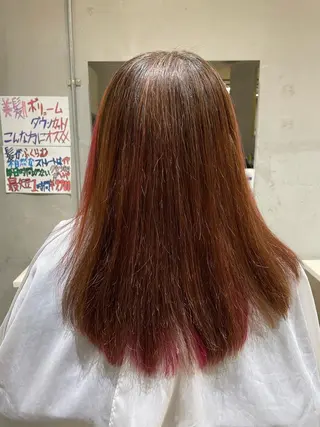 セミロング 福田 秀好のヘアスタイル