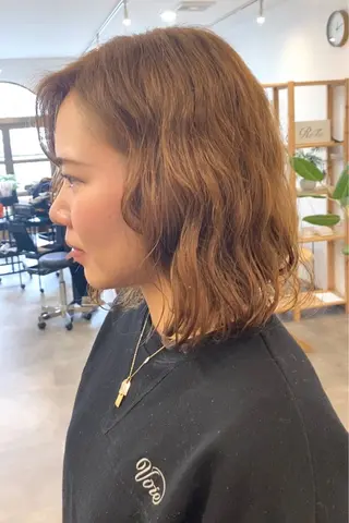 ミディアム カラー SORA.桂川店所属・内野 友貴のヘアスタイル
