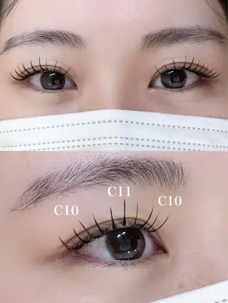 マツエク・マツパ LUNELLA☾ ໋ SANKAのマツエク・マツパデザイン