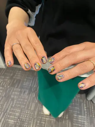 ネイル ニュアンス / 鉱物 natsukiのネイルデザイン