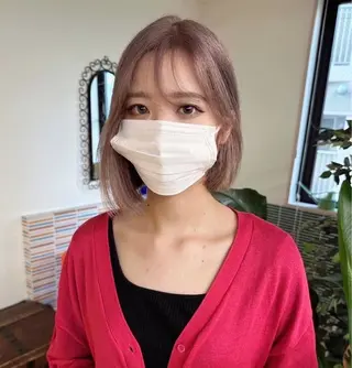 ショート カラー ブリーチ矯正/ ブリーチ特化mikaのヘアスタイル