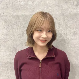 ミディアム 椙山 沙南子のヘアスタイル