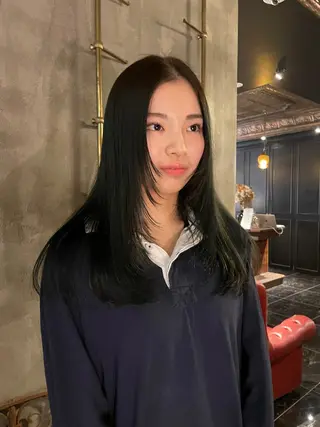 セミロング カラー パーマ ヘアアレンジ レイヤー/似合わせ MADOKAのヘアスタイル