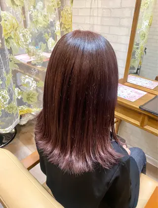 ミディアム カラー Aujuaソムリエ 🎨‎♡HARUのヘアスタイル