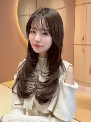 ロング 大宮/うる艶カラー 🩵/矯正🩷しょまのヘアスタイル