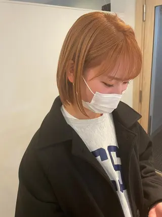 カラー 大迫 江梨のヘアスタイル