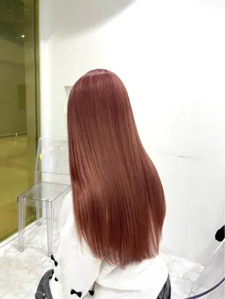 カラー 夏カラーオレンジ ヘアーひめな🫧のヘアスタイル