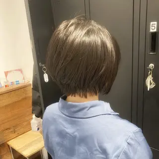 ショート 🌈割れない顔周り 中村隆寛のヘアスタイル