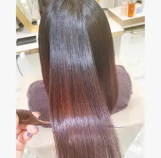 セミロング パーマ 💙美髪救世主💙 関華蓮のヘアスタイル