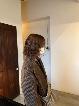 ミディアム パーマ 前川 華恋 / room3のヘアスタイル