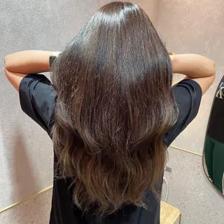 セミロング 新宿/韓国レイヤー/ 髪質改善/佐藤航のヘアスタイル