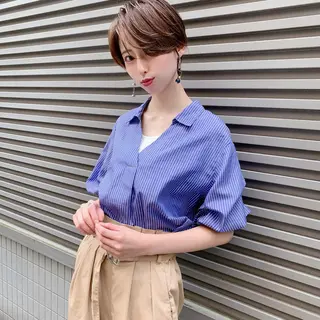 ショート calna by  elmo所属・ショート特化美容師 大阪京橋　大本　渉のヘアスタイル