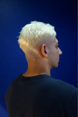 ショート カラー メンズ Nought所属・Nought KIRAのヘアスタイル