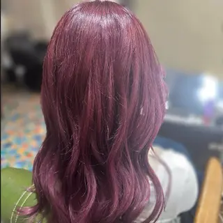 ロング カラー 小島 姫奈里のヘアスタイル