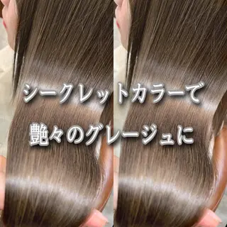 セミロング カラー 縮毛矯正/髪質改善/ 石橋代智のヘアスタイル